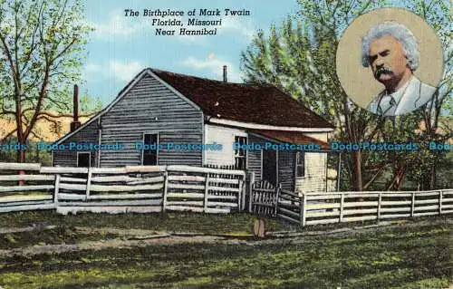 R055112 Der Geburtsort von Marl Twain. Florida. Missouri. In der Nähe von Hannibal