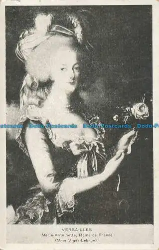 R055907 Versailles. Marie Antoinette Reine de France. Mme Vigee Lebrun. A. Cosse