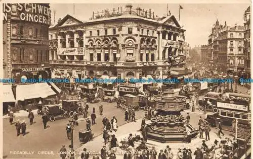 R056056 Piccadilly Circus London Vor Änderungen. 1928