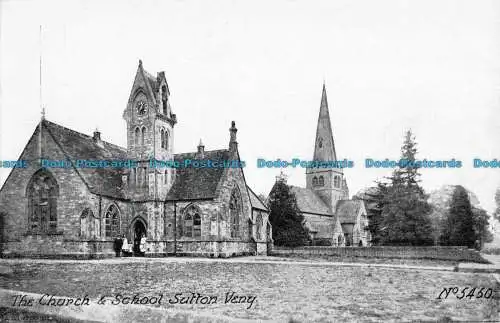 R055546 The Church and School Sutton Valley. Hintern. Nr 5450
