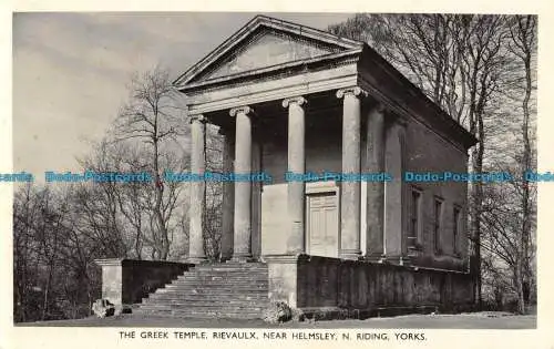 R055599 Der griechische Tempel. Rievaulx bei Helmsley. N. Reiten. Yorks. RP