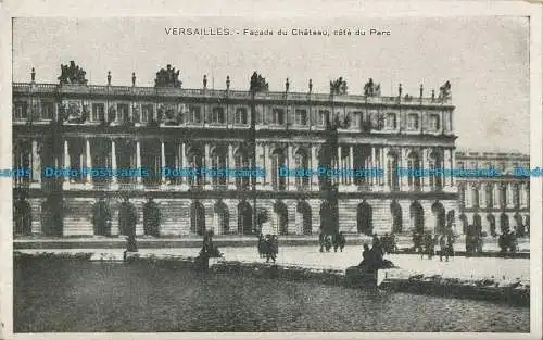 R056254 Versailles. Fassade du Chateau Cote du Parc. A. Cosse