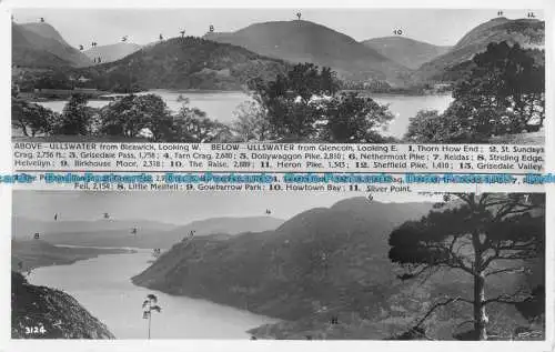 R056843 Ullswater von Bleawick Looking W. Ullswater von Glencoin Looking E. Ab