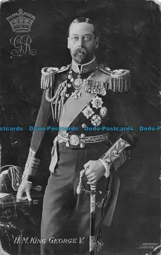 R056977 H.M. King George V. Valentine XL. 1914