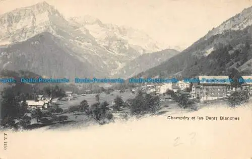 R057164 Champery et les Dents Blanches. Jullien Freres. B. Hopkins