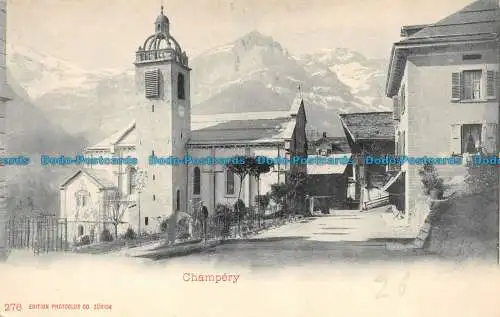 R057165 Champery. Fotoglob. Nr 276. B. Hopkins