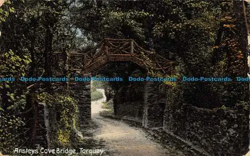 R057943 Ansteys Cove Bridge. Torquay. Max Ettlinger. The Royal. 1910