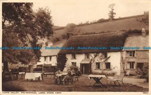 R057986 Doone Valley. Malmesmead. Lorna Doone Farm. Photochrom. Nr 69046