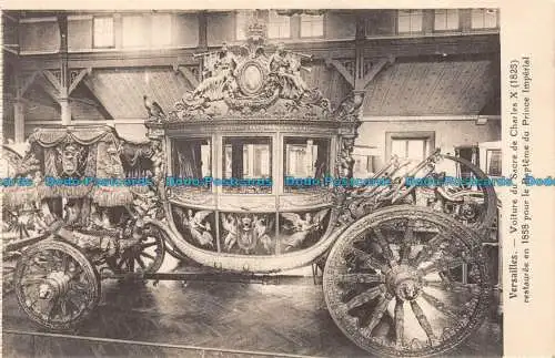 R057280 Versailles. Voiture du Sacre de Charles X. F. David. B. Hopkins