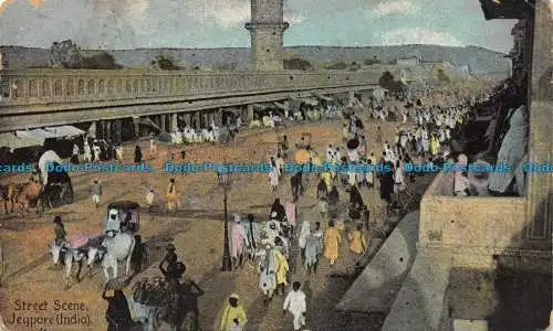 R057350 Straßenszene. Jeypore. Indien. B. Hopkins