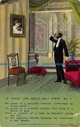 R058096 Wenn diese Lippen nur sprechen könnten. Nr. 1. Bamforth. Serie Nr. 4652