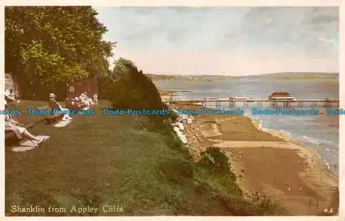 R058259 Shanklin von Appley Cliffs. Nahe