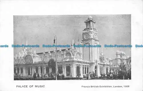 R058270 Palast der Musik. Franco British Exhibition. London. 1908