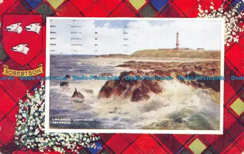 R058329 Girdleness Lighthouse. Aberdeen. Robertson. Kunstfarbe. Valentinstag. 1949