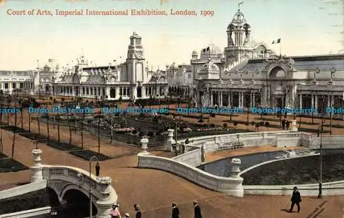 R057680 Court of Arms. Imperial International Exhibition. London. 1909. Valentin