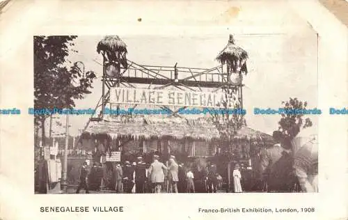 R058424 Senegalesisches Dorf. Franco British Exhibition. London. 1908