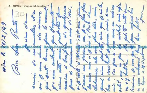 R058618 Nimes. LEglise St. Baudile. O.P