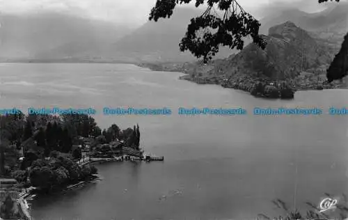 R058658 Lac dAnnecy. Vue generale sur Talloires et Duingt. RP. C.A.P. 1953