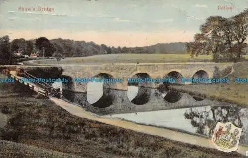 R059361 Shaws Bridge. Belfast. Milton. Glasette Serie Nr. 2050