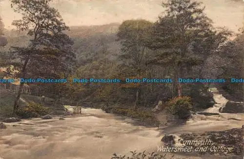 R059377 Lynmouth. Watersmeet und Cottage. Serie Friths. 1910