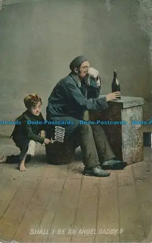 R057890 Soll ich sein und Angel Daddy. The London View. 1908