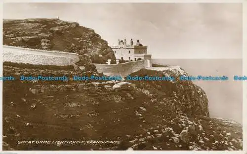 R059537 Great Orme Leuchtturm. Llandudno. Valentinstag. Nr W.125. RP