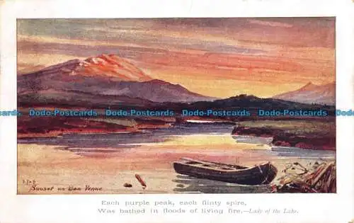 R059875 Sonnenuntergang am Veranstaltungsort Ben. Die D.F. Serie