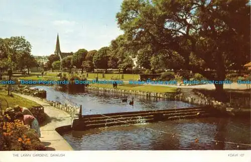 R066673 The Lawn Gardens. Dawlish. Jarrold. RP. 1966