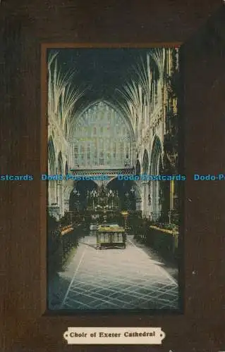 R066735 Chor der Kathedrale von Exeter. Milton