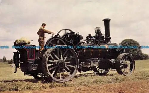 R066550 Geflügel-Pflügemotor N.R. 1912 Nenn-HP P. 12. Lachs
