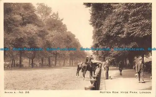 R067392 Rotten Row. Hyde Park. London