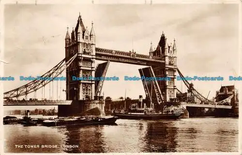 R067401 Die Tower Bridge. London. RP. 1935