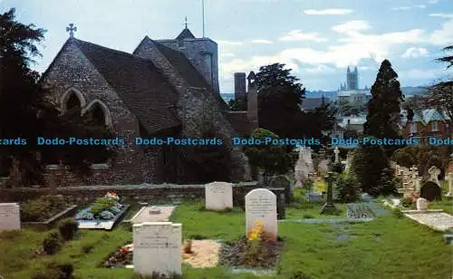 R066958 St. Martins Kirche. Canterbury. Die älteste Kirche Englands noch in uns