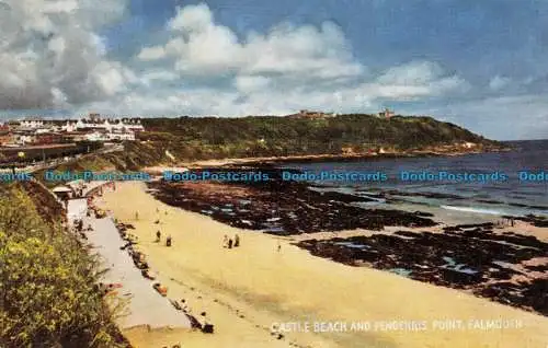 R066969 Castle Beach und Pendennis Point. Falmouth. Lachs
