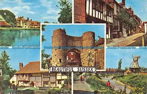 R067008 Schöne Sussex. Mehrfachansicht. D. V. Bennett. 1975