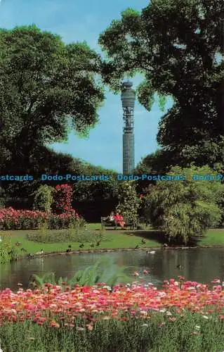 R067650 The Port Office Tower von Regents Park. London. Lachs. 1974