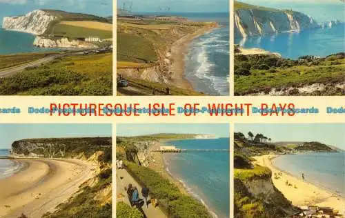 R067724 Malerische Isle of Wight Bays. Mehrfachansicht. Nahe. Jarrold. 1979