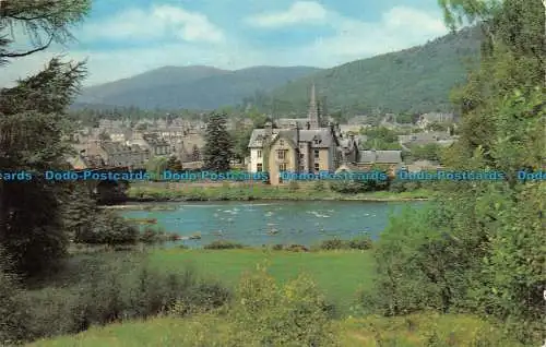 R067764 Ballater und der Fluss Dee. Fotopräzision. 1975