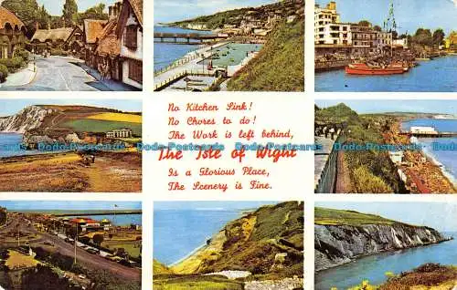 R067845 Die Isle of Wight. Mehrfachansicht. Nahe. Jarrold. 1968