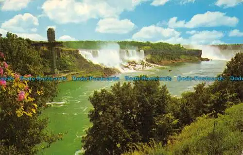 R068670 Gesamtansicht der Niagarafälle. Jordan. 1968