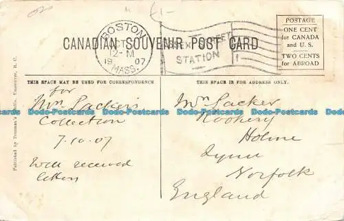 R068781 C. P. Ry. Fraser River in der Nähe von North Bend. B. C. T1907rueman
