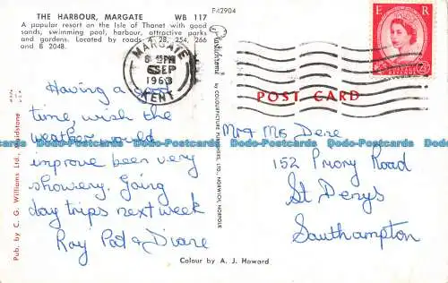 R068895 Der Hafen. Margate. A. J. Howard. C. G. Williams. 1963