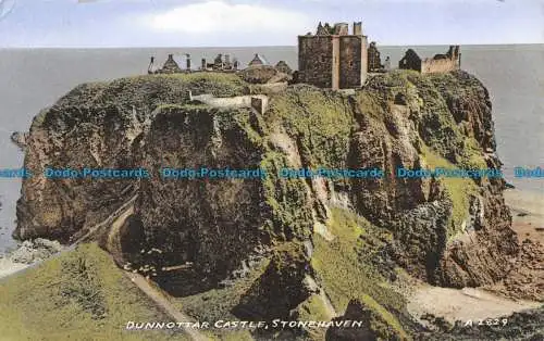 R068409 Dunnottar Castle. Stonehaven. Weiß. Am besten. 1962