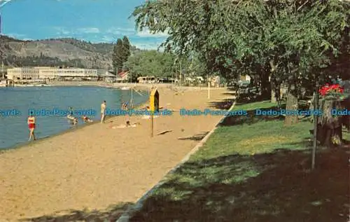 R069090 Alte Postkarte. Sandstrand. 1972