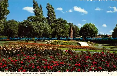 R070288 Rosengärten. Memorial Park. Herne Bay. Valentinstag. 1968