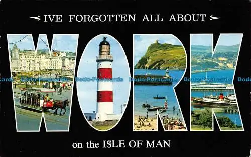 R070341 Ich habe alles über die Arbeit auf der Isle of Man vergessen. Bamforth. Farbe glänzend.