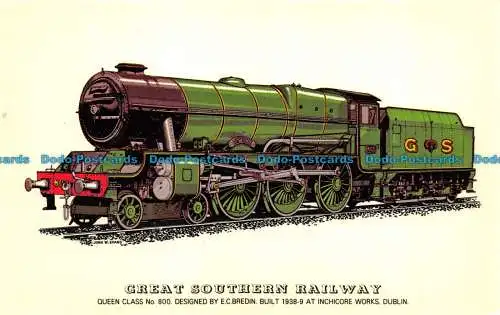 R070506 Great Southern Railway. Queen Class No 800 Designed by E. C. Bredin