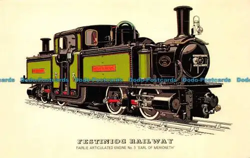 R070535 Festiniog Eisenbahn. Fairlie Gelenkmotor No 3 Earl of Merioneth