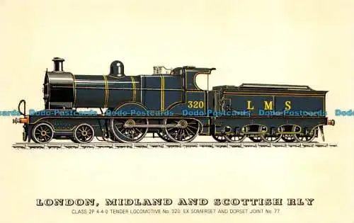 R070538 London Midland und Scottish Rly. Tenderlokomotive Baureihe 2P 4 4 0 Nr 320