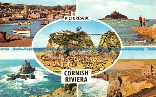 R070979 Malerische Riviera Cornish. Mehrfachansicht. Fotopräzision
